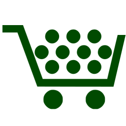 flat can cart icon